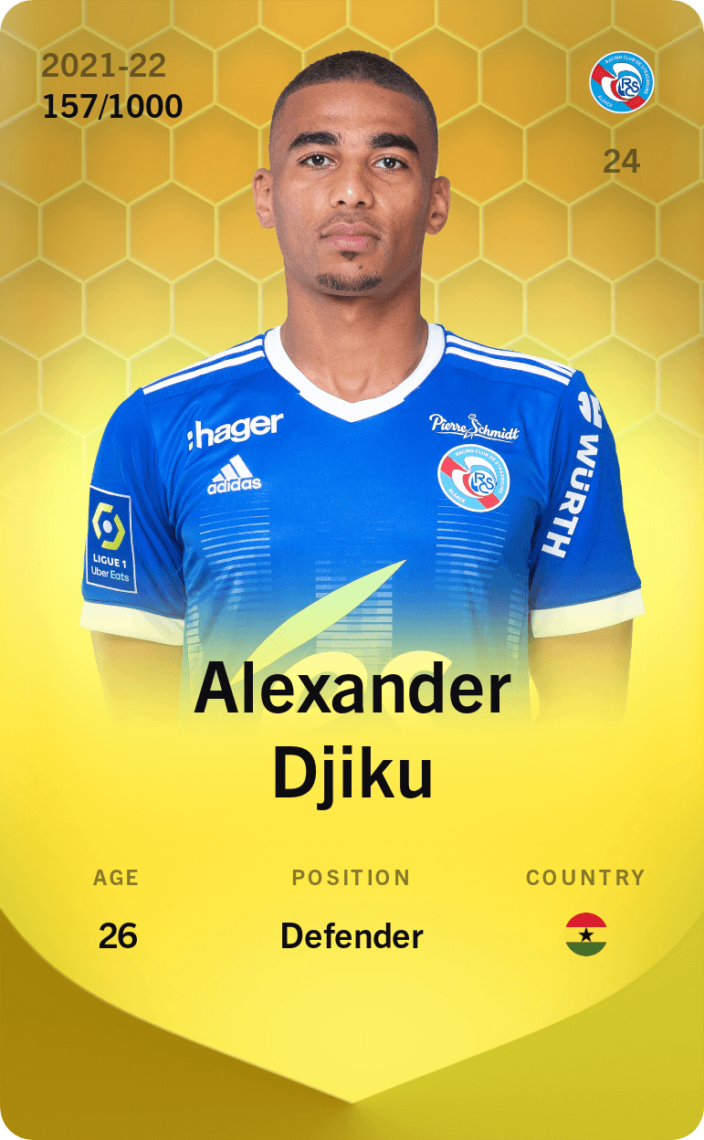Alexander Djiku 2021-22 • Limited 157/1000