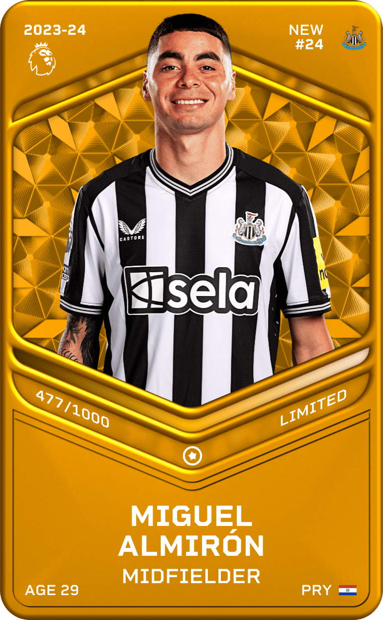 Miguel Almirón 2023-24 • Limited 477/1000