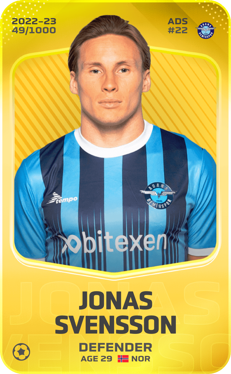 Jonas Svensson 2022-23 • Limited 49/1000
