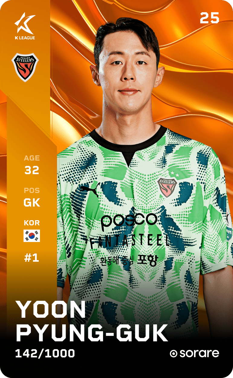 Yun Pyeong-Gook 2025-26 • Limited 142/1000