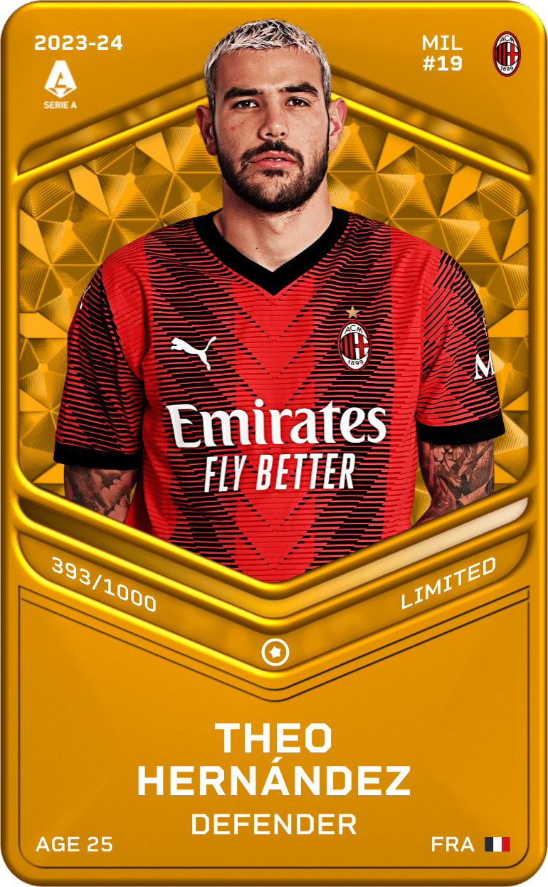 Theo Hernández 2023-24 • Limited 393/1000