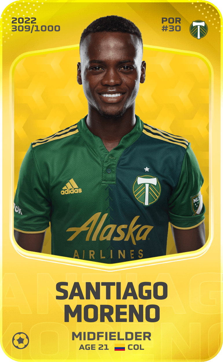 Santiago Moreno 2022-23 • Limited 309/1000