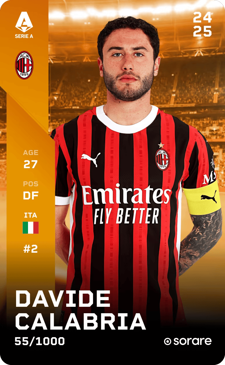 Davide Calabria 2024-25 • Limited 55/1000