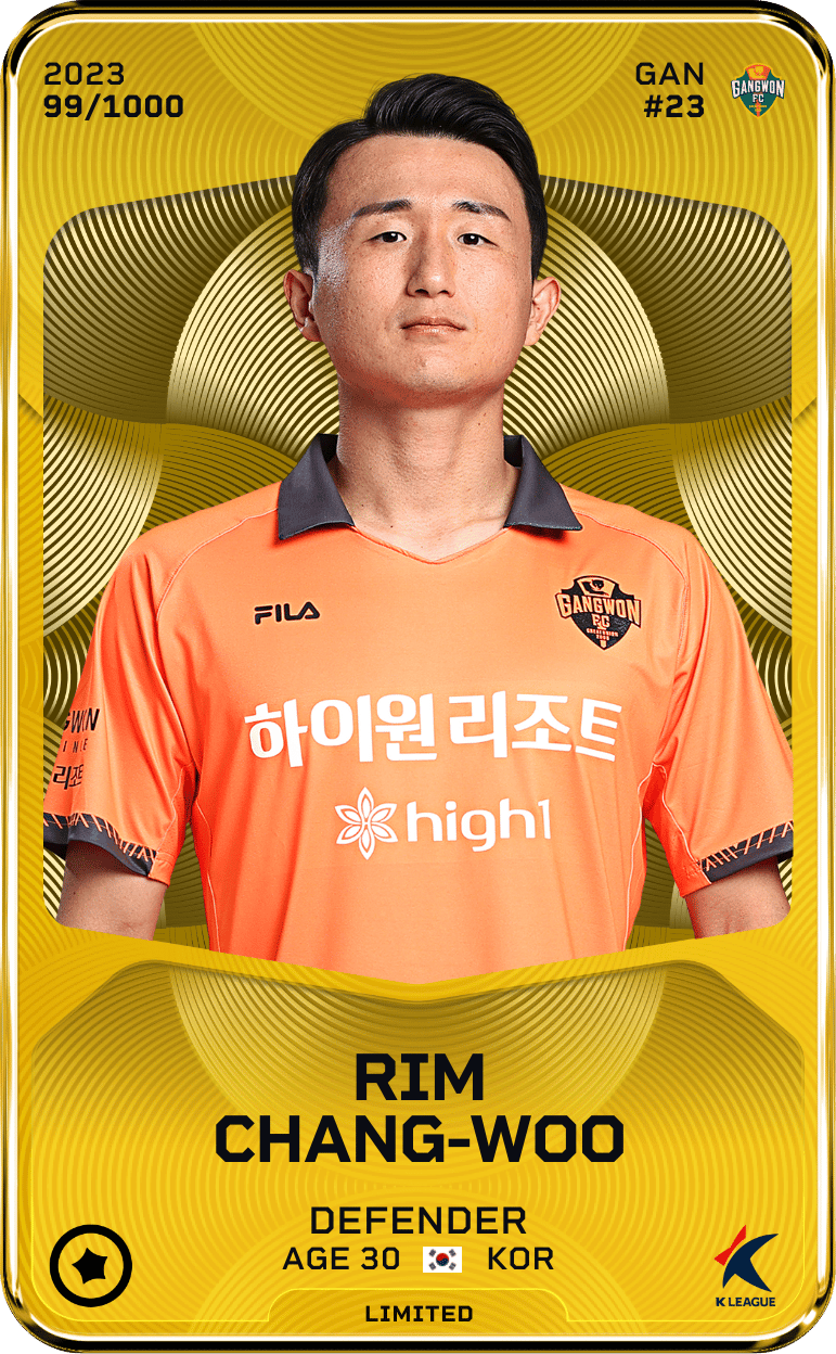 Rim Chang-Woo 2023-24 • Limited 99/1000