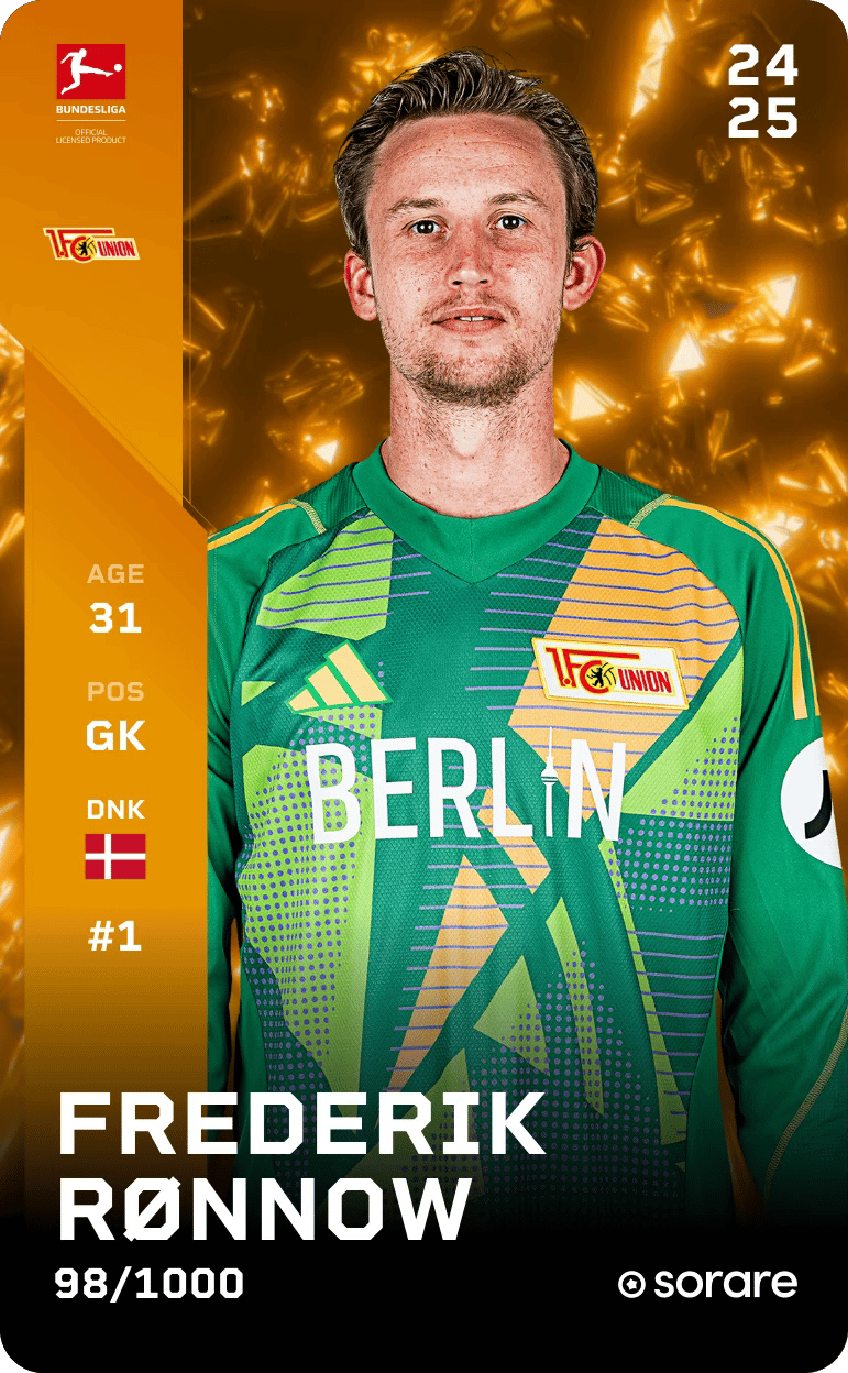 Frederik Rønnow 2024-25 • Limited 98/1000