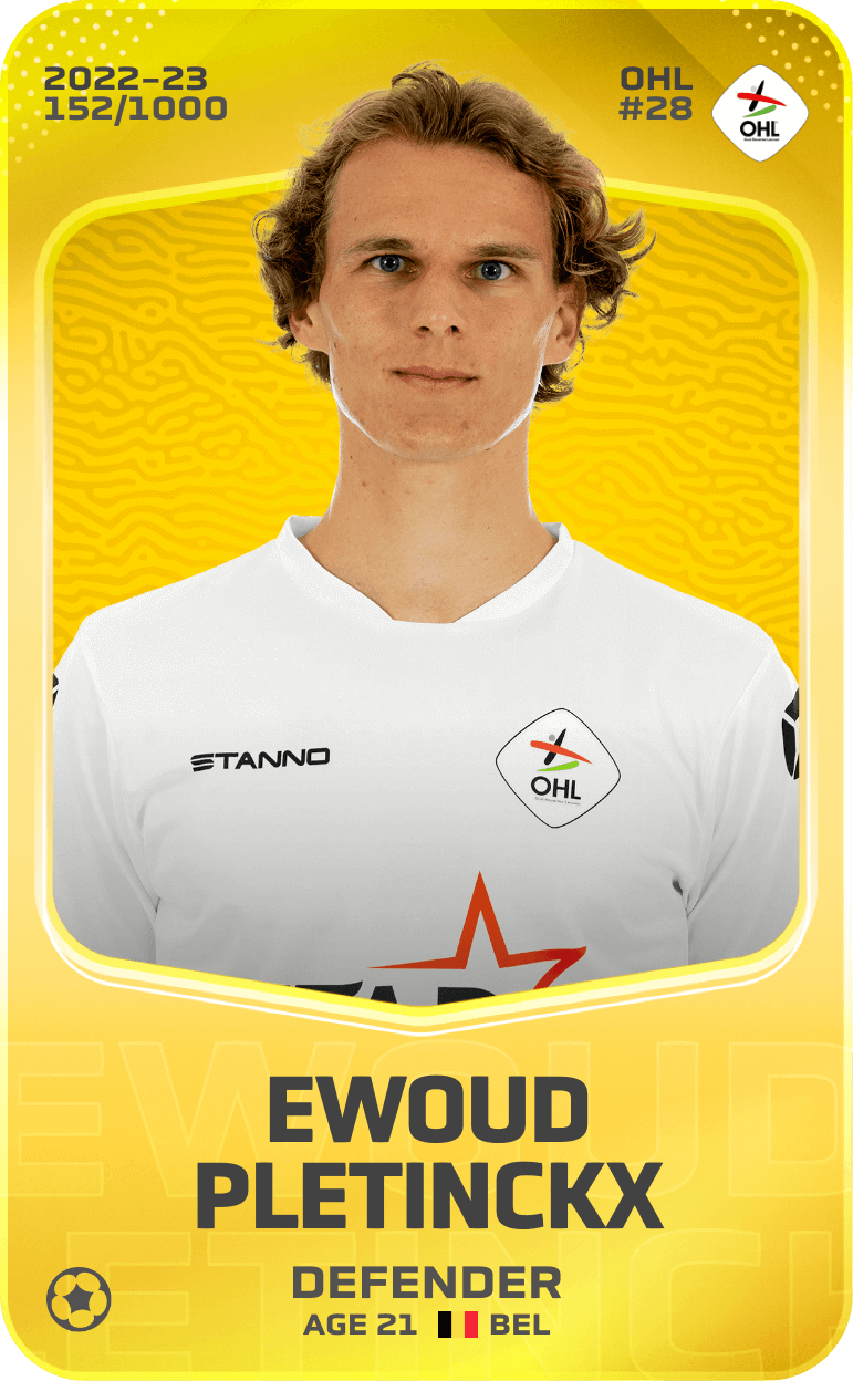 Ewoud Pletinckx 2022-23 • Limited 152/1000