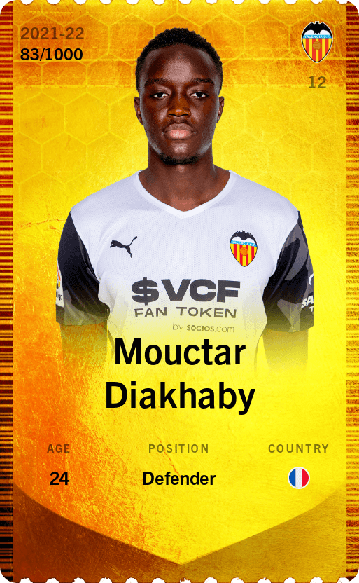 Mouctar Diakhaby 2021-22 • Limited 83/1000