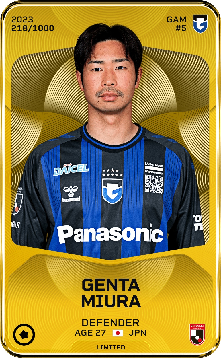 Genta Miura 2023-24 • Limited 218/1000