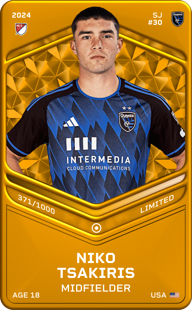 Niko Tsakiris 2024-25 • Limited 371/1000