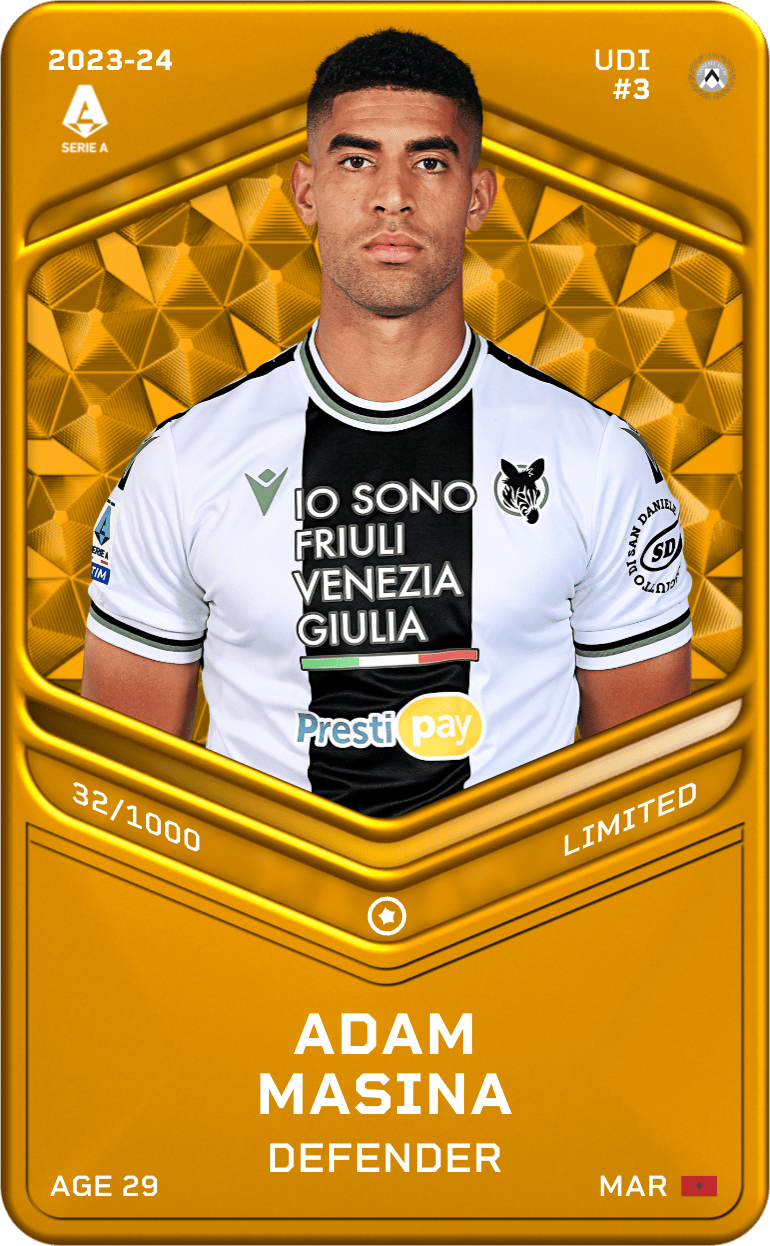Adam Masina 2023-24 • Limited 32/1000