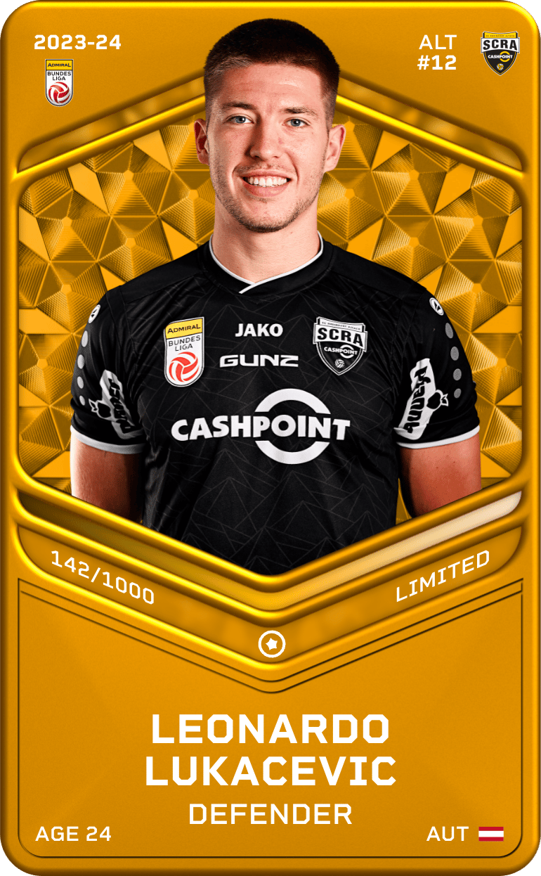 Leonardo Lukacevic 2023-24 • Limited 142/1000
