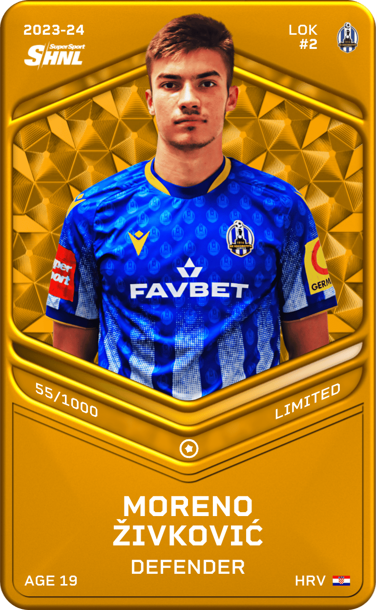 Moreno Živković 2023-24 • Limited 55/1000