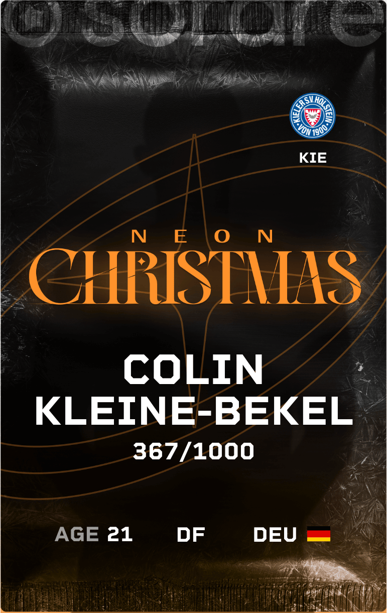 Colin Kleine-Bekel 2024-25 • Limited 367/1000