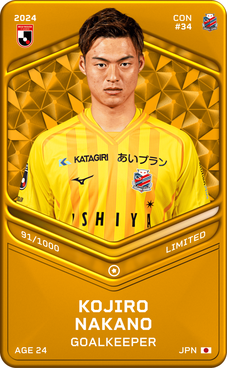 Kojiro Nakano 2024-25 • Limited 91/1000