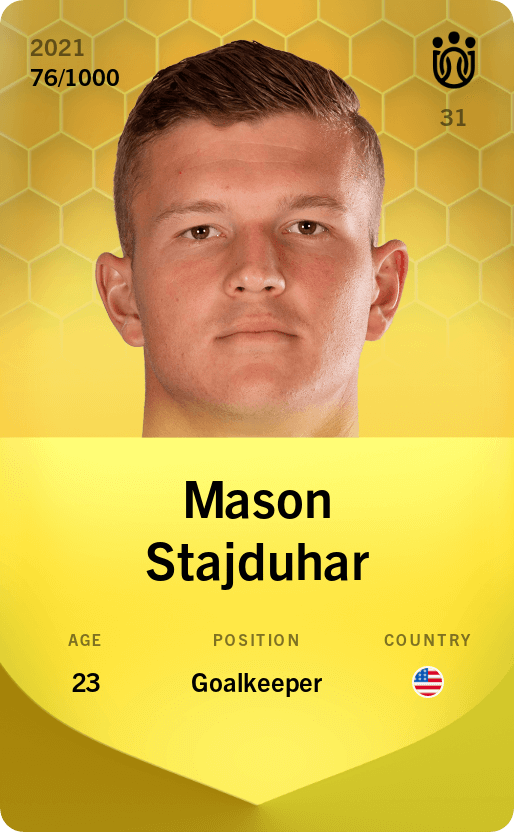 Mason Stajduhar 2021-22 • Limited 76/1000
