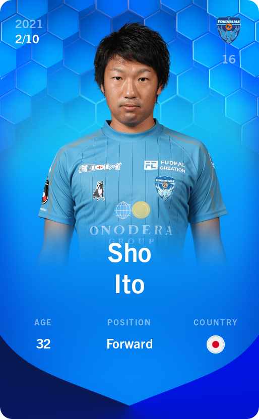 Sorare - Sorare Official - Sho Ito 2021-22 • Super Rare 2/10 - NFT # 61135523875567329793004332864844817493455738218560985691516635076556631160400