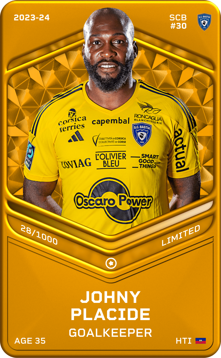 Johny Placide 2023-24 • Limited 28/1000