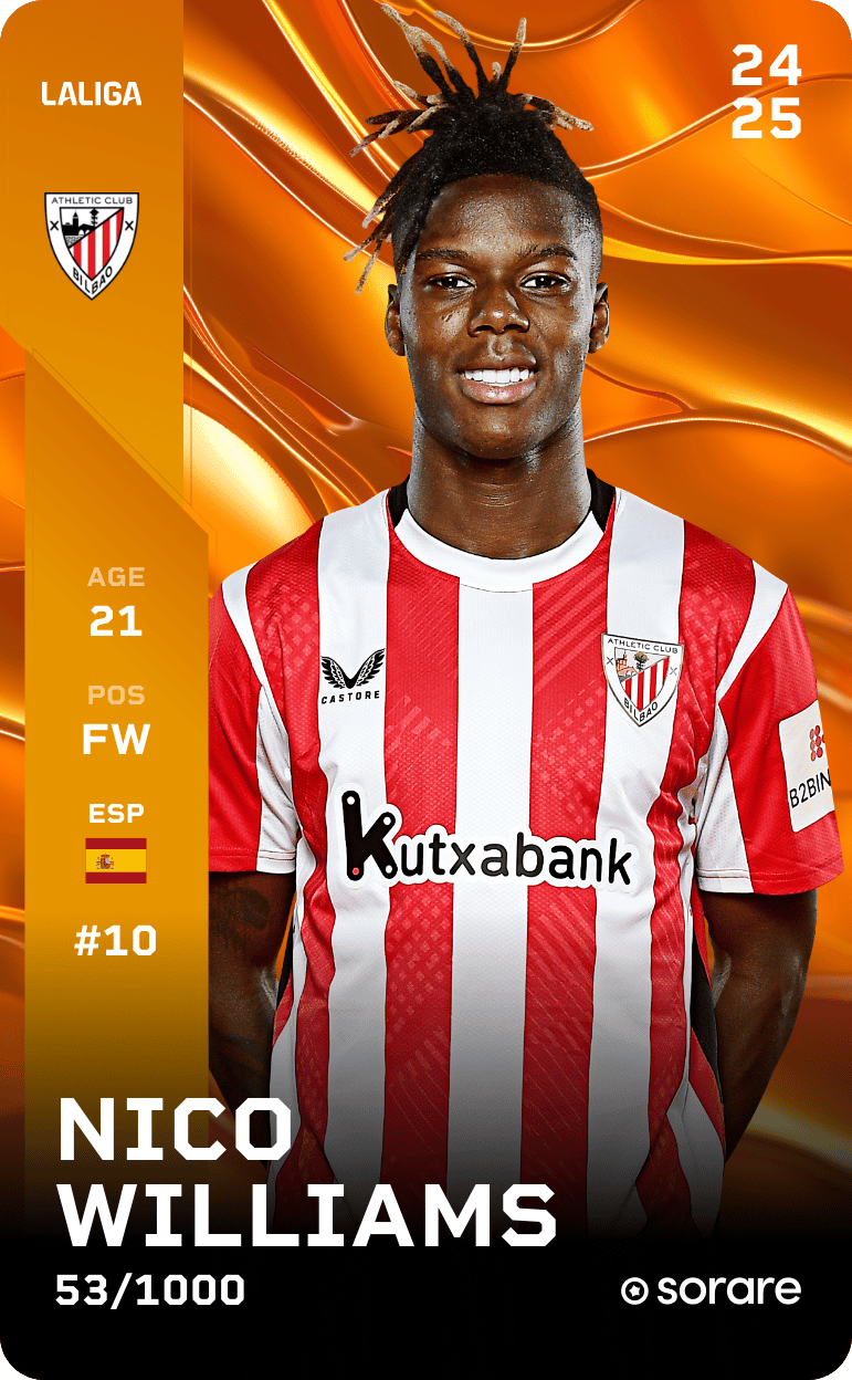 Nico Williams 2024-25 • Limited 53/1000