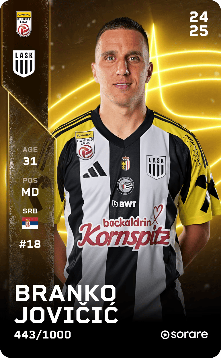 Branko Jovičić 2024-25 • Limited 443/1000
