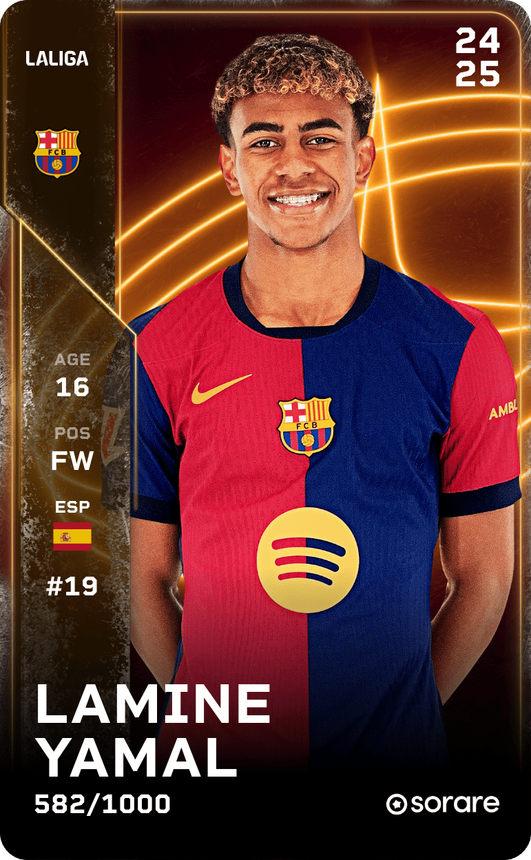 Lamine Yamal 2024-25 • Limited 582/1000
