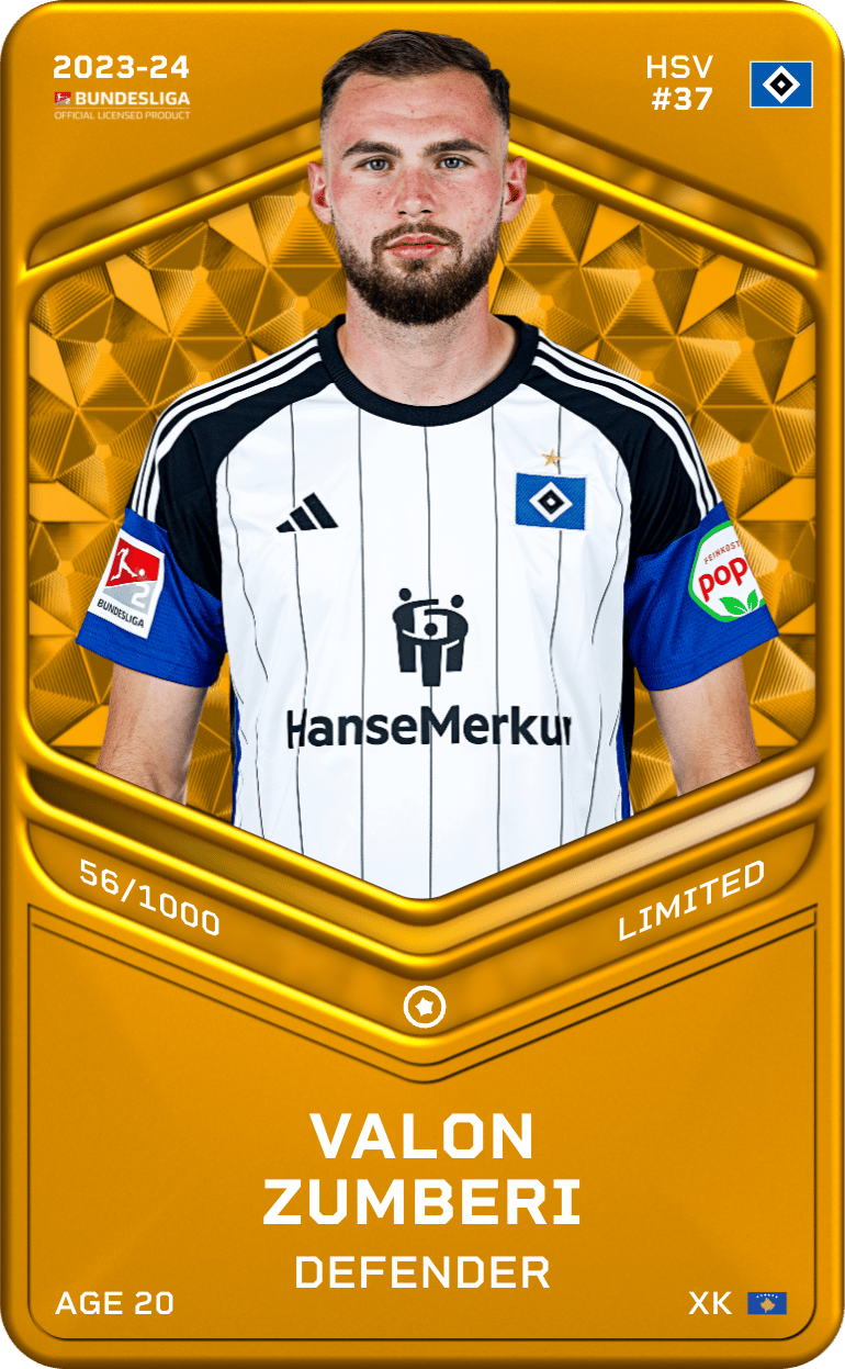 Valon Zumberi 2023-24 • Limited 56/1000