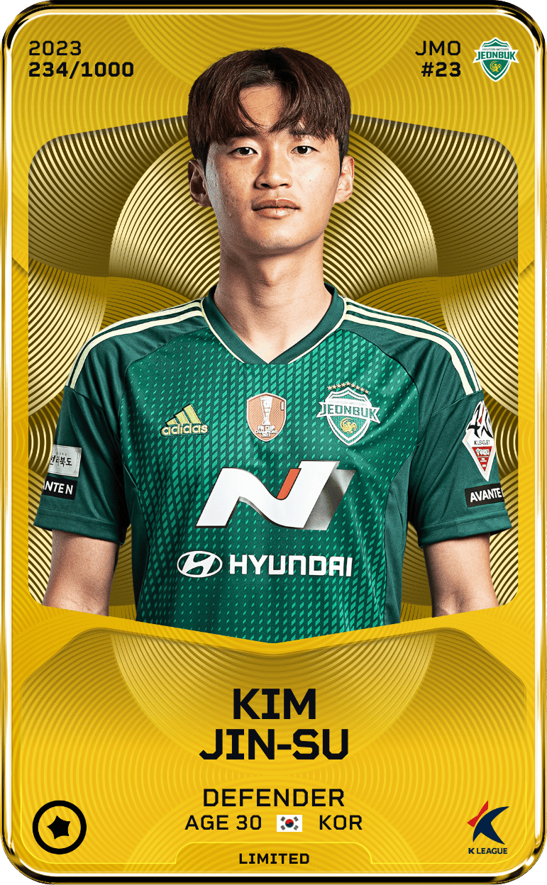 Kim Jin-Su 2023-24 • Limited 234/1000