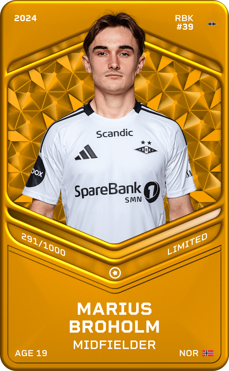Marius Broholm 2024-25 • Limited 291/1000