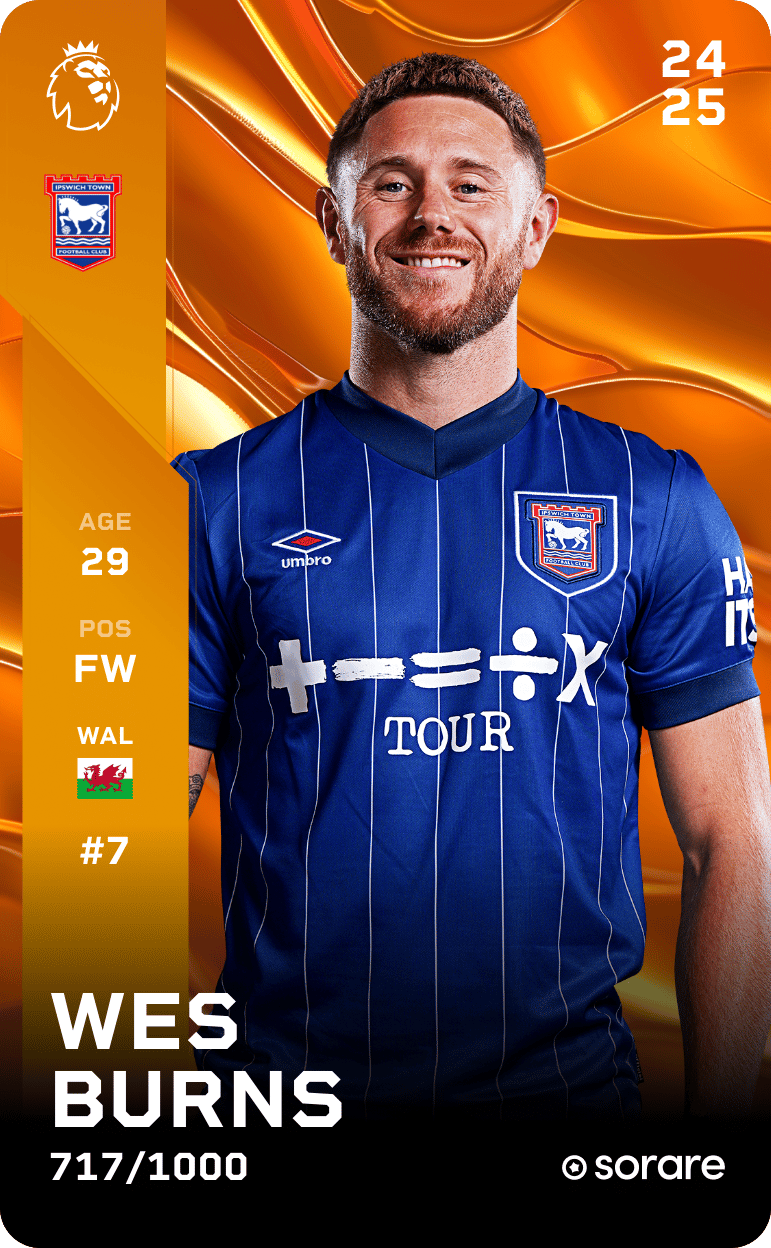 Wesley Burns 2024-25 • Limited 717/1000