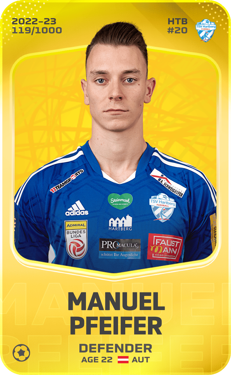 Manuel Pfeifer 2022-23 • Limited 119/1000