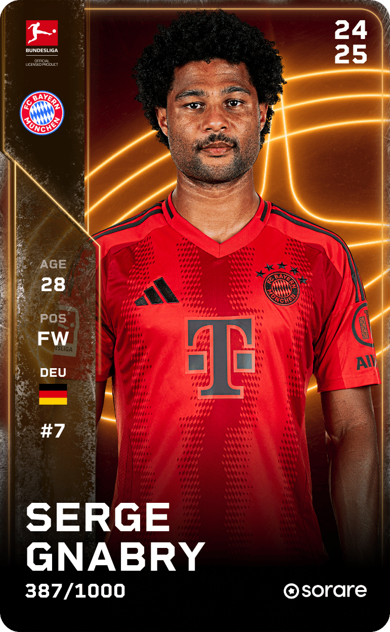 Serge Gnabry 2024-25 • Limited 387/1000