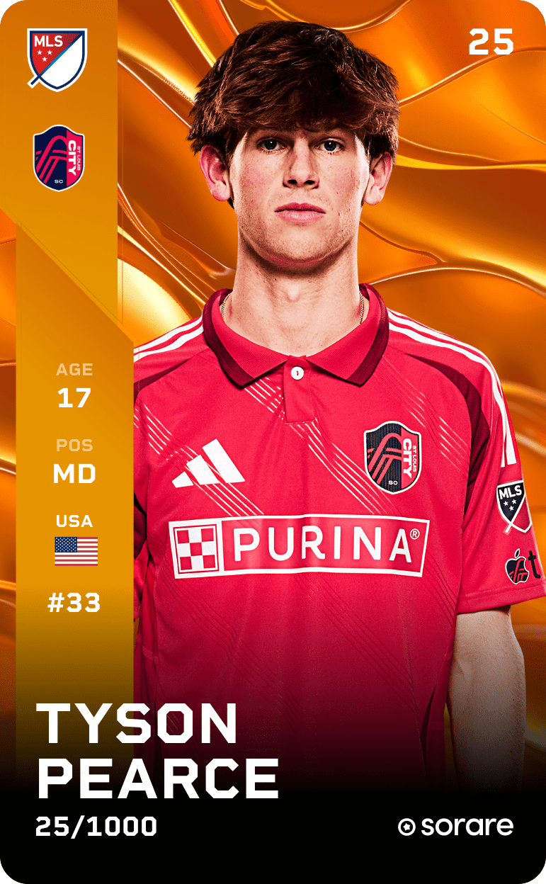 Tyson Pearce 2025-26 • Limited 25/1000