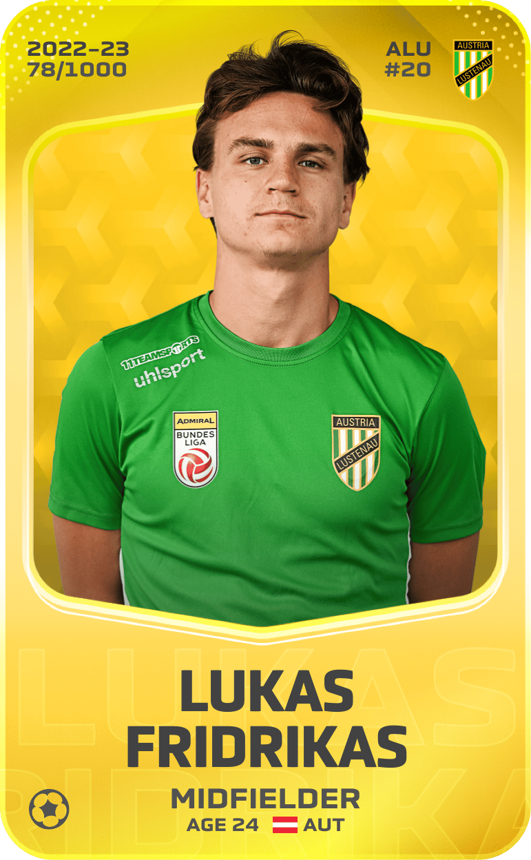 Lukas Fridrikas 2022-23 • Limited 78/1000
