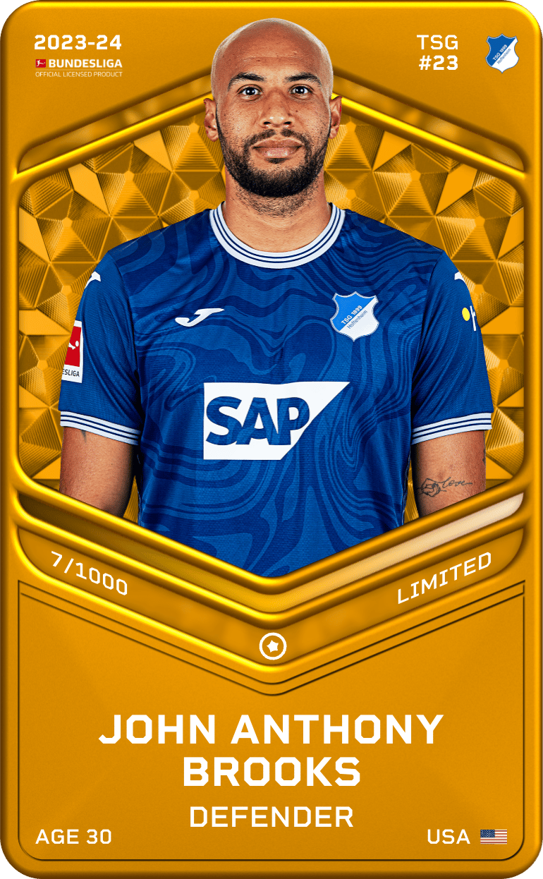 John Anthony Brooks 2023-24 • Limited 7/1000