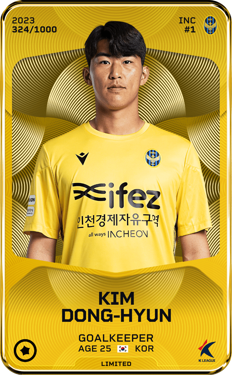 Kim Dong-Hyun 2023-24 • Limited 324/1000