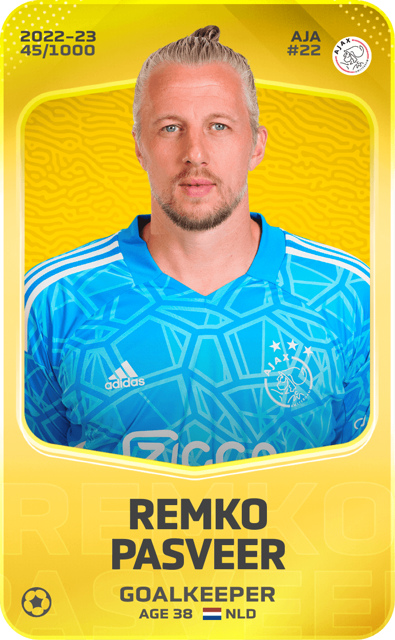 Remko Pasveer 2022-23 • Limited 45/1000