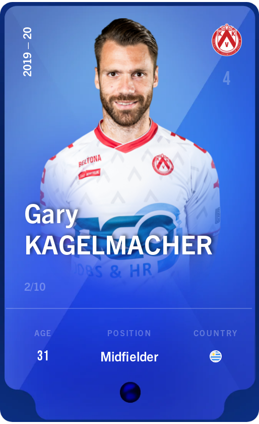 Sorare - Sorare Official - Gary Kagelmacher 2019-20 • Super Rare 2/10 - NFT # 2712229865645822646015158415610914294027955420999137233901792726220606546814
