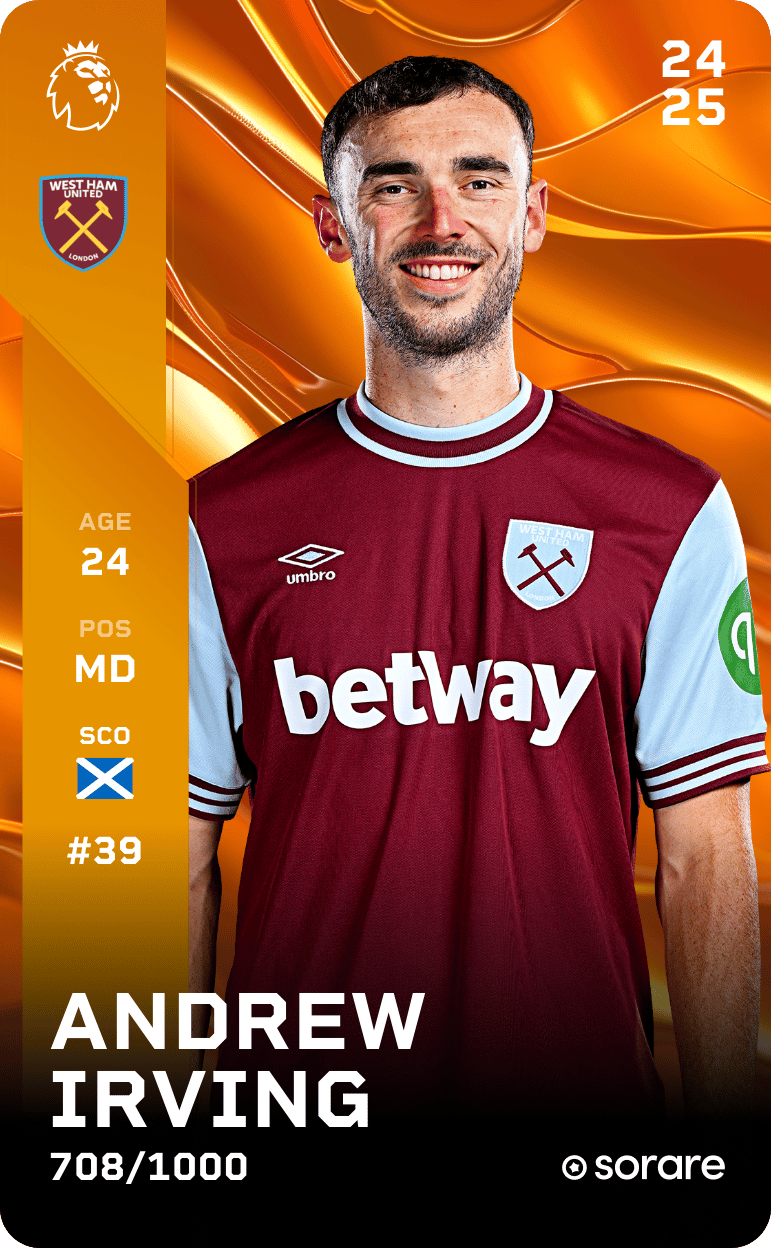 Andrew Irving 2024-25 • Limited 708/1000