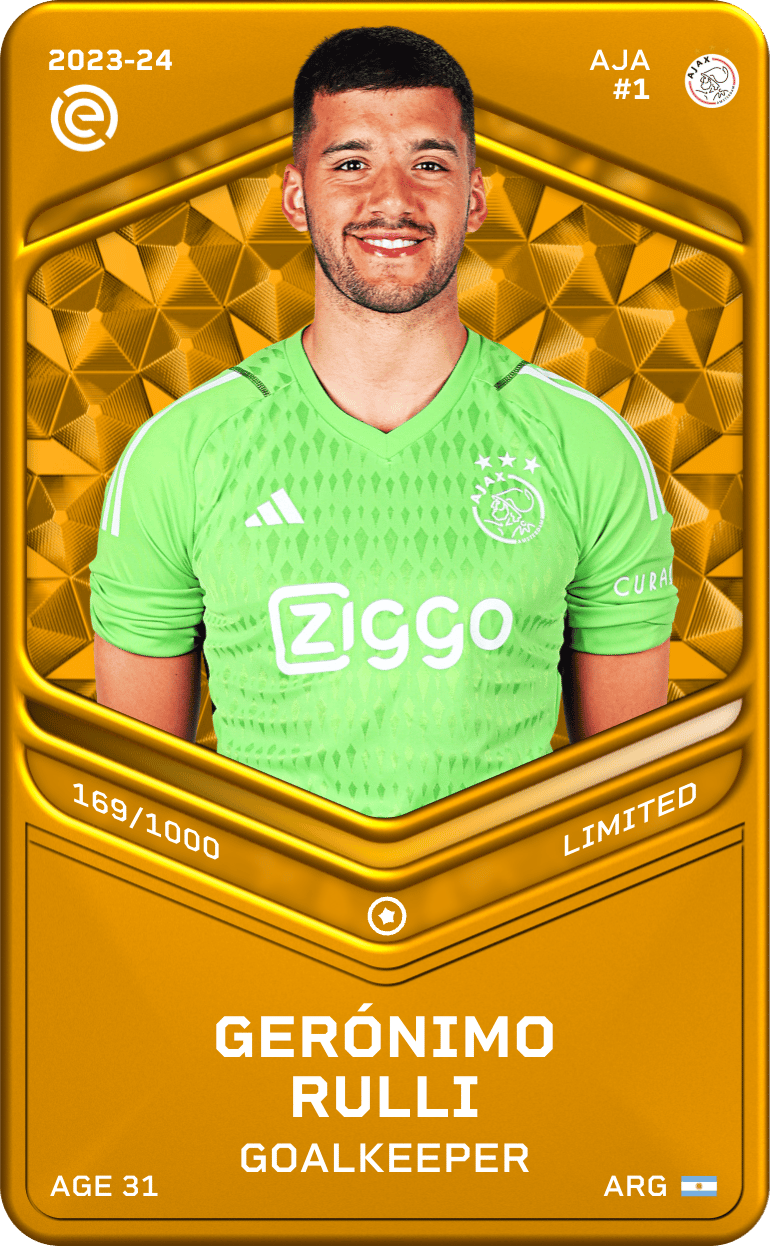 Gerónimo Rulli 2023-24 • Limited 169/1000