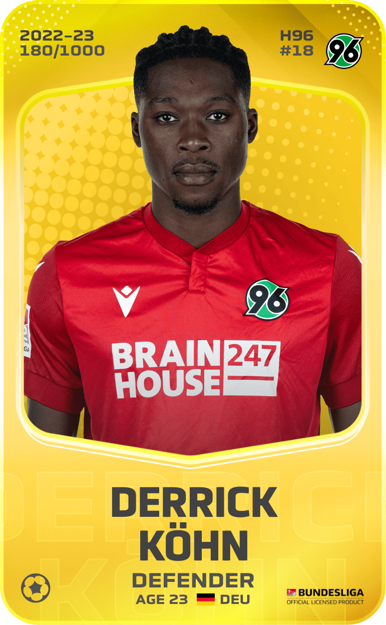 Derrick Köhn 2022-23 • Limited 180/1000