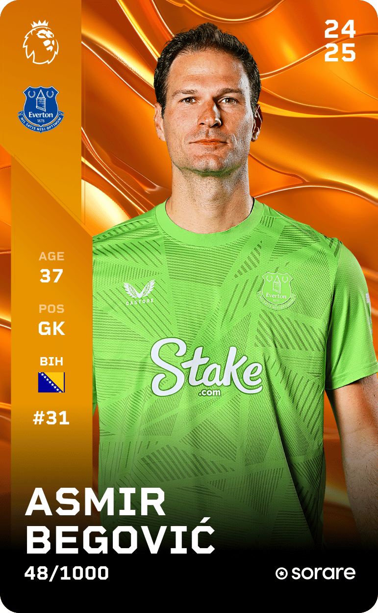 Asmir Begović 2024-25 • Limited 48/1000