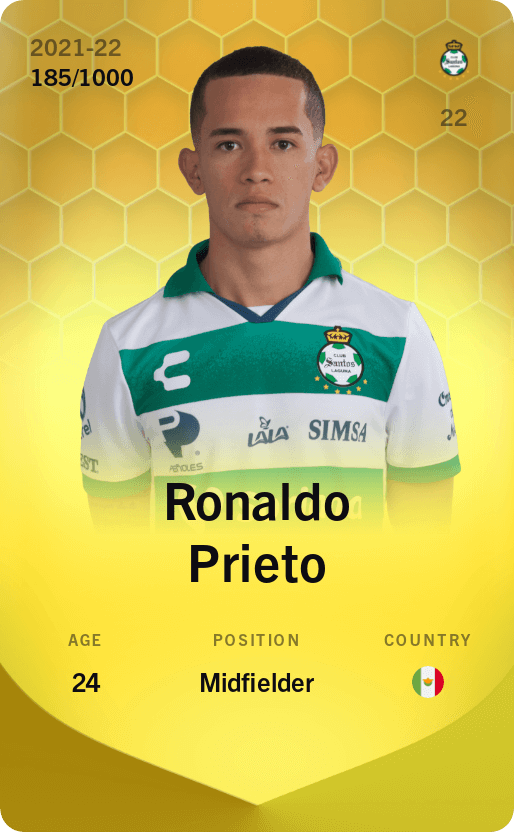 Ronaldo Prieto 2021-22 • Limited 185/1000
