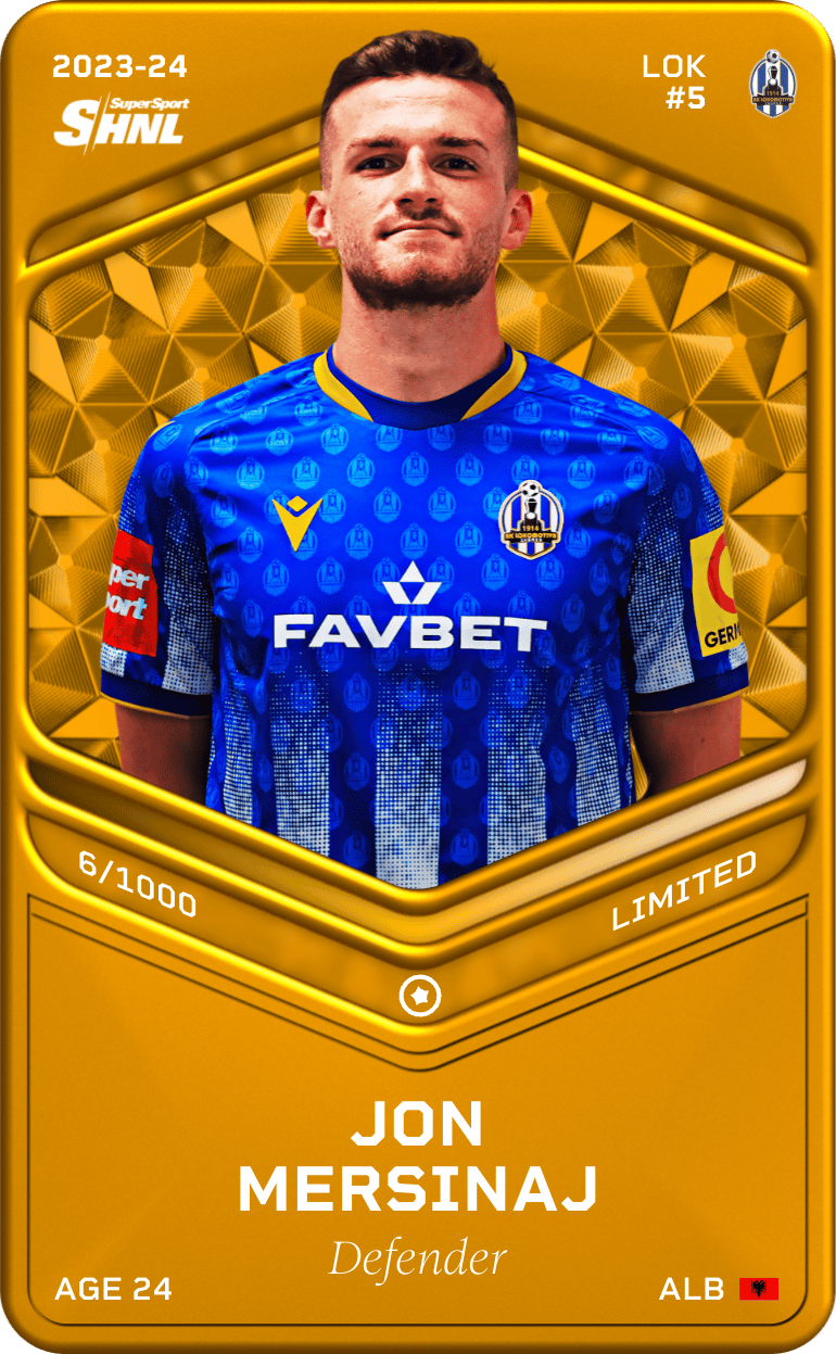 Jon Mersinaj 2023-24 • Limited 6/1000