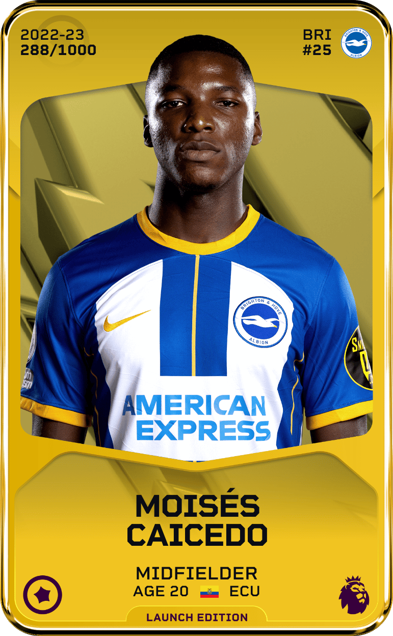 Moisés Caicedo 2022-23 • Limited 288/1000