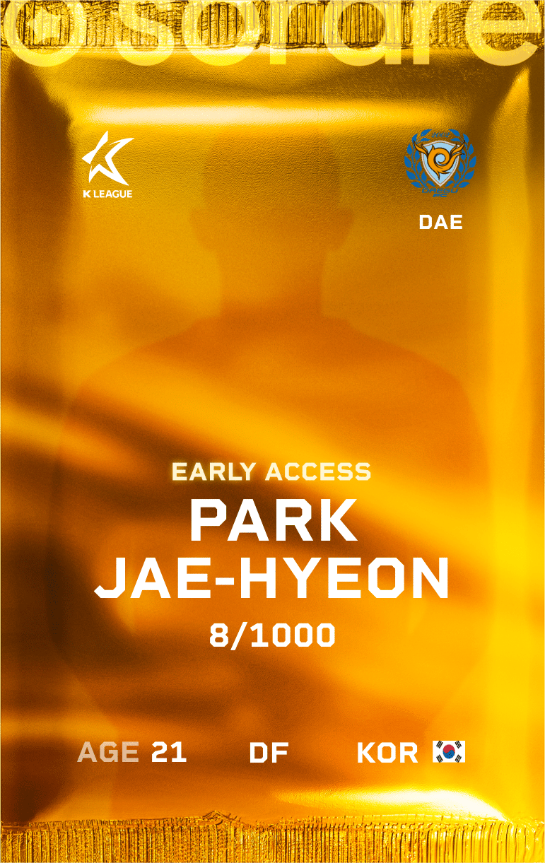 Park Jae-Hyeon 2025-26 • Limited 8/1000