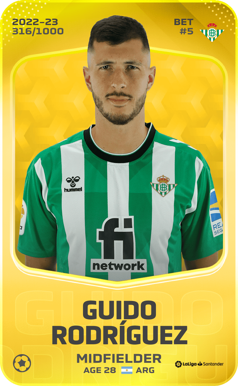 Guido Rodríguez 2022-23 • Limited 316/1000