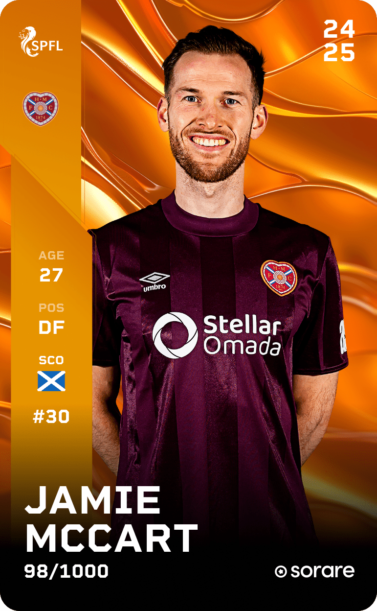 Jamie Mccart 2024-25 • Limited 98/1000