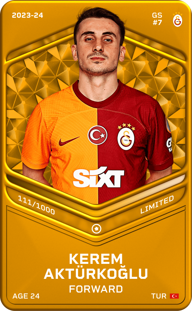 Kerem Aktürkoğlu 2023-24 • Limited 111/1000
