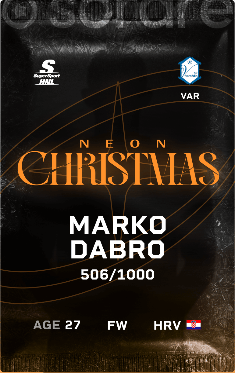 Marko Dabro 2024-25 • Limited 506/1000
