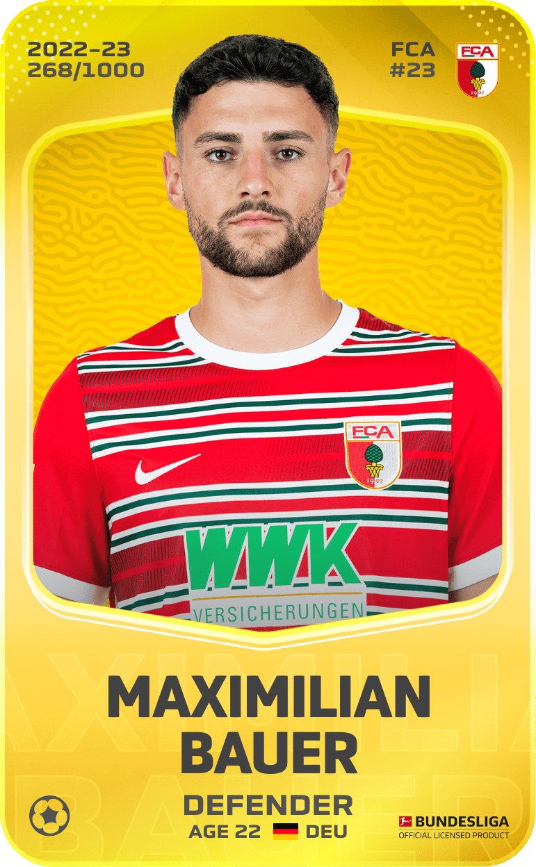 Maximilian Bauer 2022-23 • Limited 268/1000