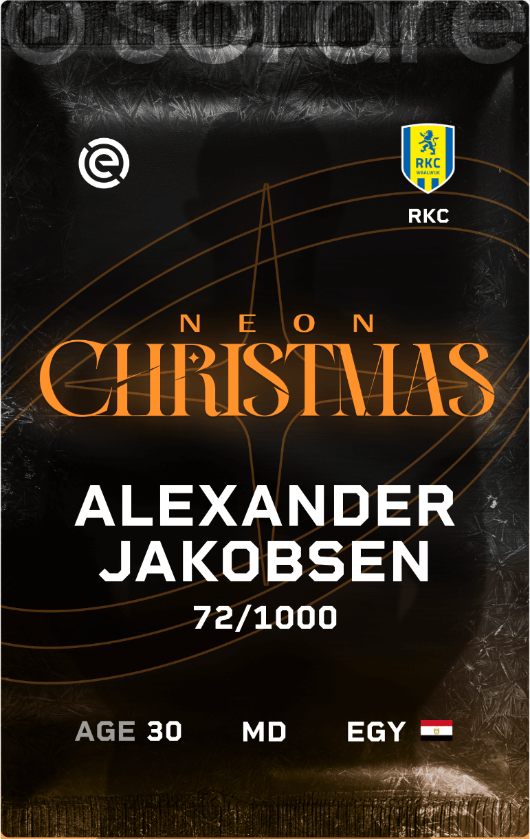 Alexander Jakobsen 2024-25 • Limited 72/1000